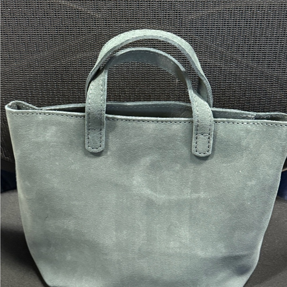 Portland Leather Goods Peppercorn (?) Mini Zip Crossbody Tote - Picture 2 of 10